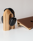 Wood Headphone Stand