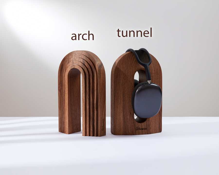 Wood Headphone Stand