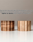 Wooden candle