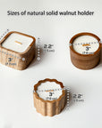 Wooden candle