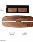Wood Monitor Stand with shelf (Board Design)