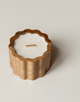 Wooden candle