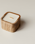 Wooden candle