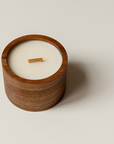 Wooden candle