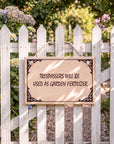 Do Not Knock Sign