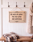 Do Not Knock Sign