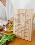 Recipe cutting board 🥗
