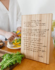 Photo & Recipe Cutting Board ๐ต