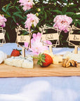 Charcuterie board with handle