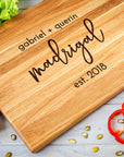 Custom cutting board - bridal shower ❤️