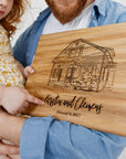 House sketch - Housewarming gift ๐ก