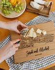 House sketch custom cutting board ๐ก