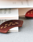 Leather bookmark