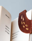 Leather bookmark