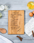 Recipe cutting board 🥗