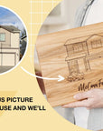 House sketch - Housewarming gift ๐ก