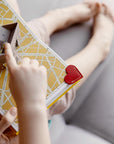 Heart Leather bookmark