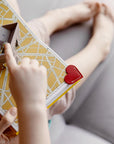 Heart Leather bookmark