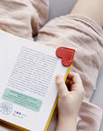 Heart Leather bookmark