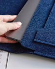 Felt Macbook case with pocket