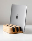 Triple laptop holder