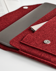 Felt Macbook case with pocket