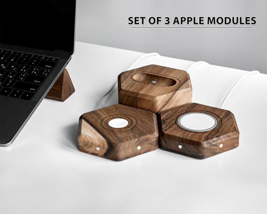 Modular charging dock for apple