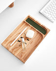 Wood & Metal valet tray