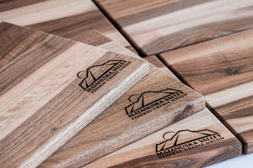 Custom cutting board for luxury corporate gifts