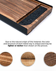 Wood & Metal valet tray