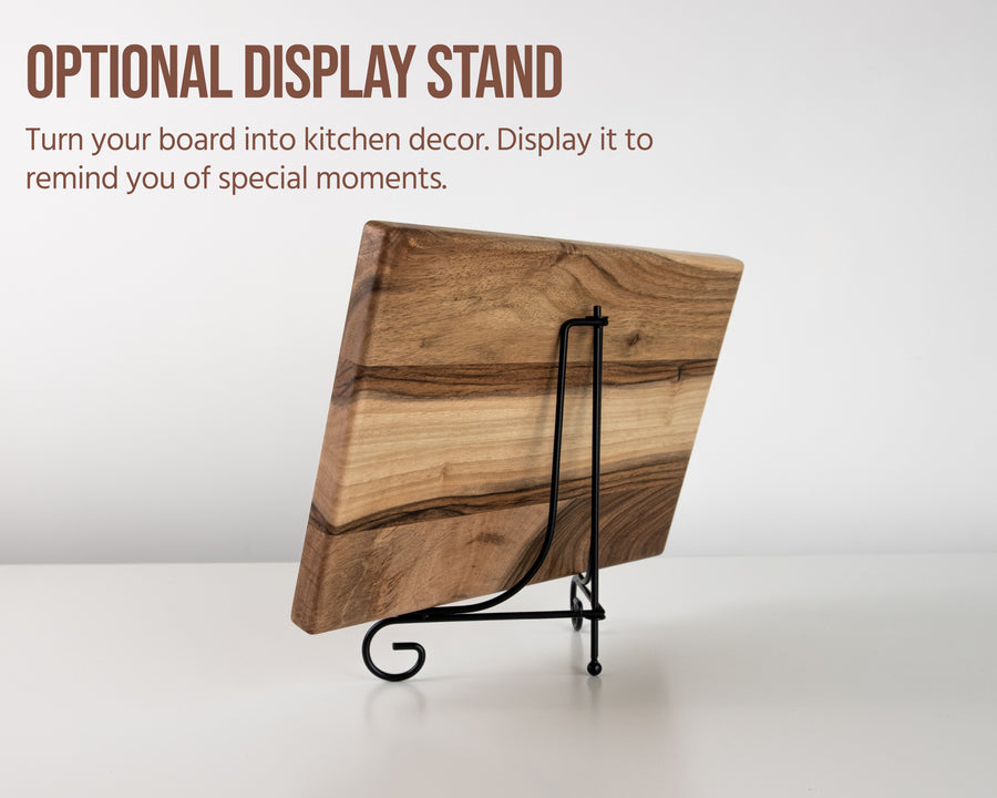 Custom cutting board for luxury corporate gifts