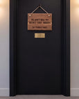Do Not Knock Sign