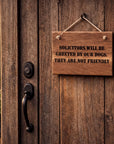 Do Not Knock Sign