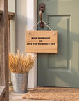 Do Not Knock Sign
