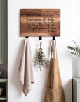 Personalized Wall Hook Organizer