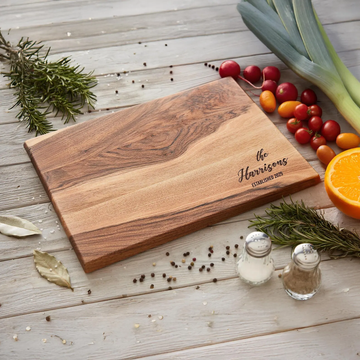 Custom Order for Kelsey and Remo — 22 Walnut L Cutting Board