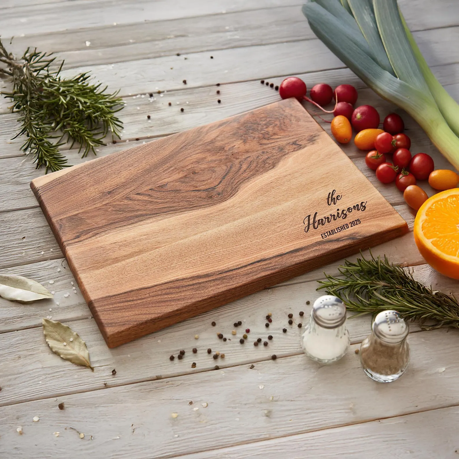 Custom Order for Kelsey and Remo — 52 Walnut L Cutting Board