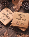 Father of the wildlings custom coasters