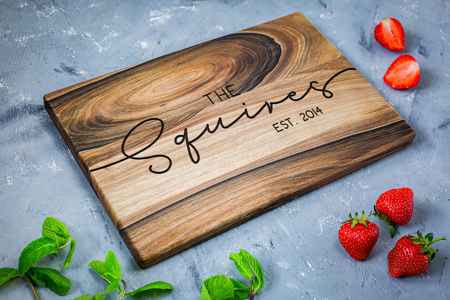 Walnut cutting board 🌰 💍