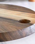 walnut round edge board