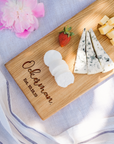 Charcuterie board with handle