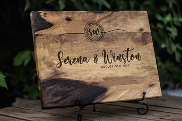 Walnut cutting board - wedding gift 🤵👰