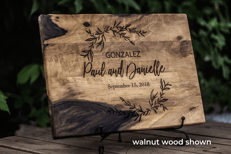 Walnut Personalized cutting board