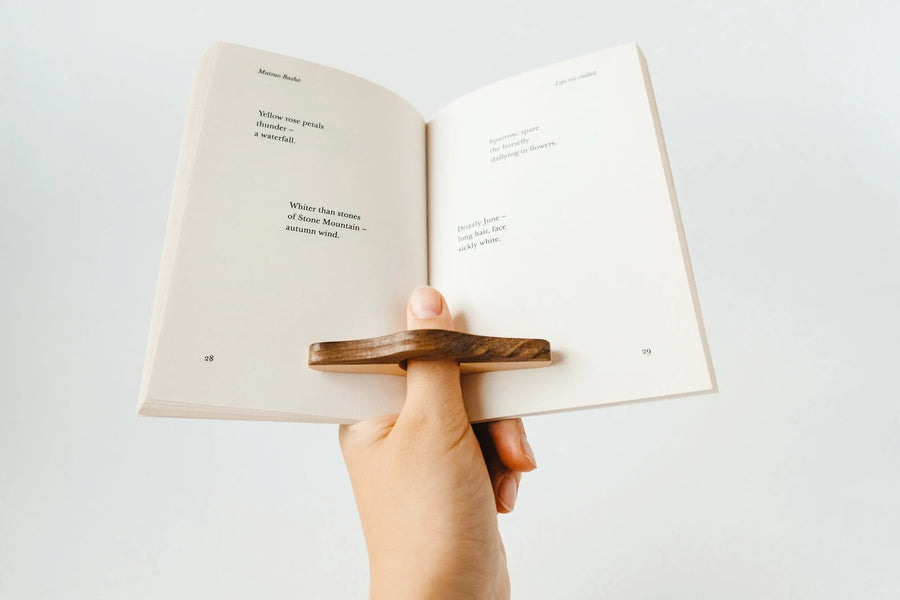 Mix wood page holder